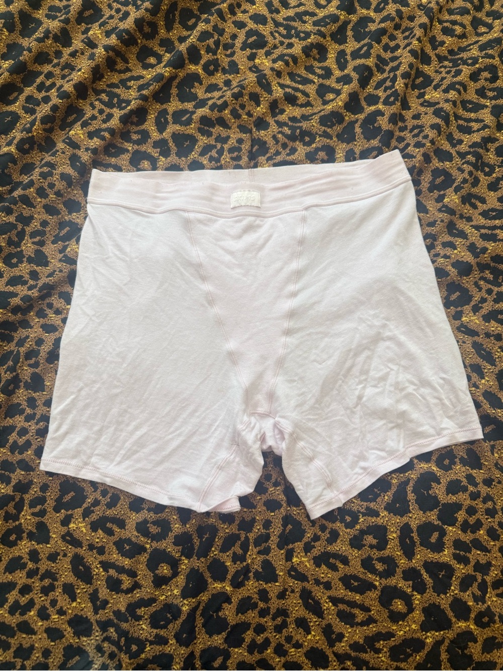 Skims Light Pink  Stretch Boxer Shorts